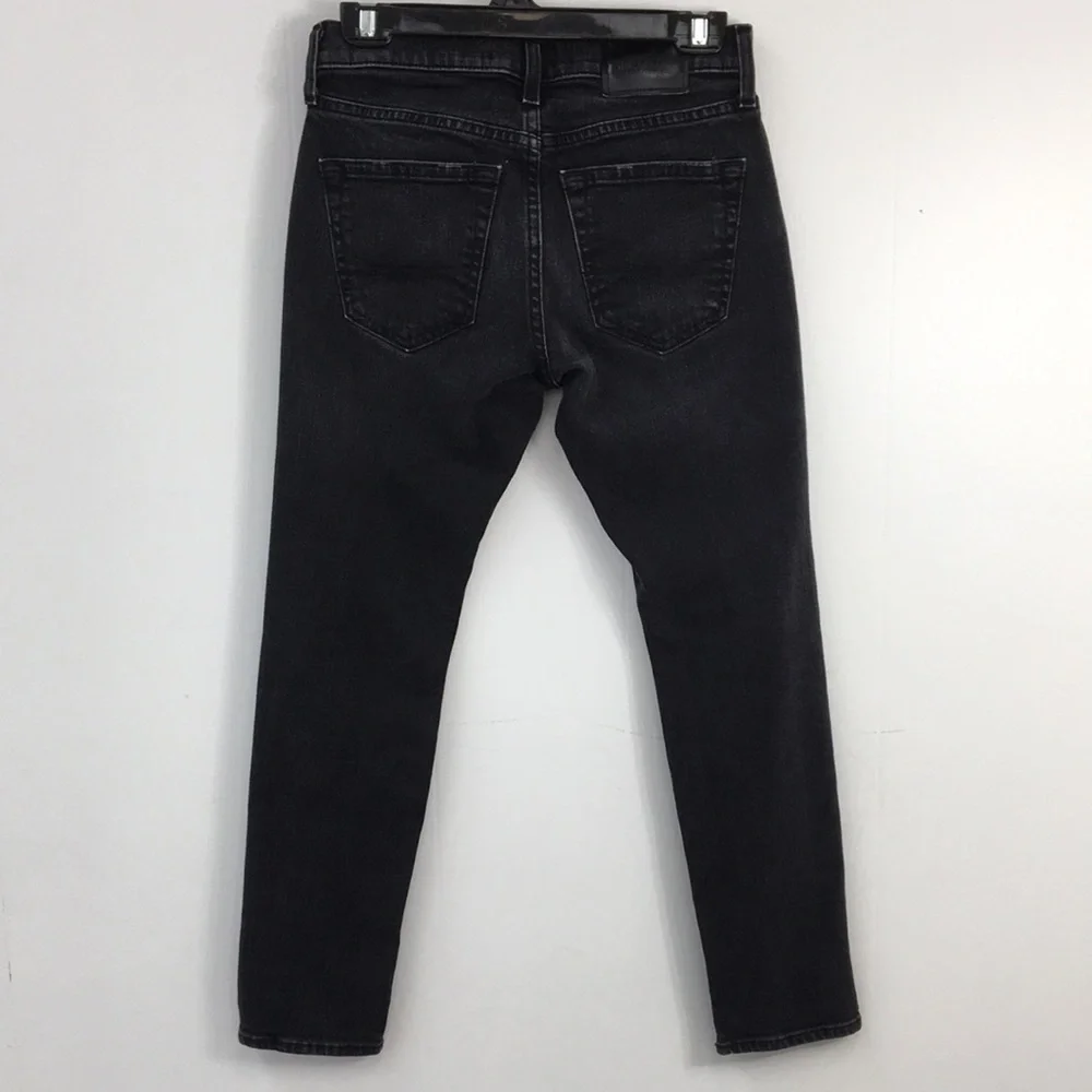 Hollister Mens Skinny Epic Flex Black Denim Jeans Size 26x28 EXCELLENT Condition